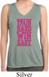 Ladies Shirt Train Hard Win Easy Sleeveless Moisture Wicking T-Shirt