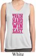 Ladies Shirt Train Hard Win Easy Sleeveless Moisture Wicking T-Shirt