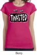 Ladies Shirt Twisted Longer Length Tee T-Shirt