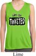 Ladies Shirt Twisted Sleeveless Moisture Wicking Tee