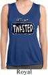 Ladies Shirt Twisted Sleeveless Moisture Wicking Tee