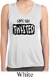 Ladies Shirt Twisted Sleeveless Moisture Wicking Tee