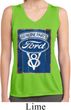 Ladies Shirt V8 Genuine Ford Parts Sleeveless Moisture Wicking Tee