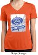 Ladies Shirt Vintage Sign Genuine Ford Moisture Wicking V-neck Tee