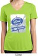 Ladies Shirt Vintage Sign Genuine Ford Moisture Wicking V-neck Tee