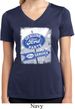 Ladies Shirt Vintage Sign Genuine Ford Moisture Wicking V-neck Tee