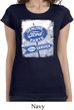 Ladies Shirt Vintage Sign Genuine Ford Parts Longer Length Tee T-Shirt