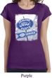 Ladies Shirt Vintage Sign Genuine Ford Parts Longer Length Tee T-Shirt