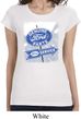 Ladies Shirt Vintage Sign Genuine Ford Parts Longer Length Tee T-Shirt