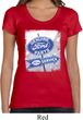 Ladies Shirt Vintage Sign Genuine Ford Parts Scoop Neck Tee T-Shirt