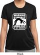 Ladies Shirt Warning Gymnast Could Flip Moisture Wicking Tee T-Shirt