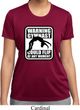 Ladies Shirt Warning Gymnast Could Flip Moisture Wicking Tee T-Shirt