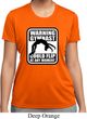 Ladies Shirt Warning Gymnast Could Flip Moisture Wicking Tee T-Shirt