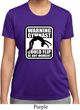 Ladies Shirt Warning Gymnast Could Flip Moisture Wicking Tee T-Shirt