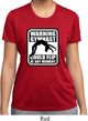 Ladies Shirt Warning Gymnast Could Flip Moisture Wicking Tee T-Shirt