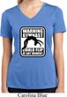 Ladies Shirt Warning Gymnast Could Flip Moisture Wicking V-neck Tee