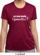 Ladies Shirt White Eat Sleep Breathe Gymnastics Moisture Wicking Tee