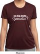 Ladies Shirt White Eat Sleep Breathe Gymnastics Moisture Wicking Tee