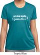 Ladies Shirt White Eat Sleep Breathe Gymnastics Moisture Wicking Tee