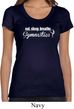 Ladies Shirt White Eat Sleep Breathe Gymnastics Scoop Neck Tee T-Shirt