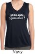 Ladies Shirt White Eat Sleep Gymnastics Sleeveless Moisture Wicking