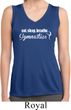 Ladies Shirt White Eat Sleep Gymnastics Sleeveless Moisture Wicking