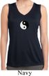 Ladies Shirt Yin Yang Patch Small Sleeveless Moisture Wicking Tee