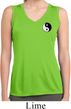 Ladies Shirt Yin Yang Patch Pocket Sleeveless Moisture Wicking Tee