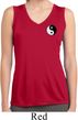 Ladies Shirt Yin Yang Patch Pocket Sleeveless Moisture Wicking Tee