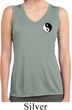 Ladies Shirt Yin Yang Patch Pocket Sleeveless Moisture Wicking Tee