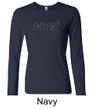 Ladies Shirts Awesome Cubed Long Sleeve Tee T-Shirt