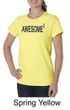 Ladies Shirts Awesome Cubed Organic Tee T-Shirt
