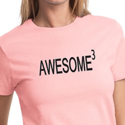 Ladies Shirts Awesome Cubed Tee T-Shirt Ladies Shirts Awesome Cubed Tee T-Shirt