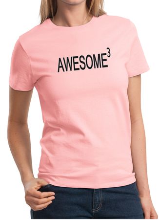Ladies Shirts Awesome Cubed Tee T-Shirt
