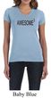 Ladies Shirts Awesome Cubed V-neck Tee T-Shirt