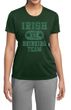 Ladies Shirts Irish Drinking Team Moisture Wicking Tee T-Shirt
