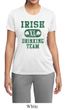 Ladies Shirts Irish Drinking Team Moisture Wicking Tee T-Shirt