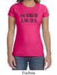 Ladies Shirts Kind of a Big Deal Black Print Crewneck Tee T-Shirt