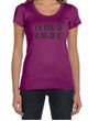Ladies Shirts Kind of a Big Deal Black Print Scoop Neck Tee T-Shirt