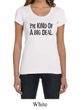 Ladies Shirts Kind of a Big Deal Black Print Scoop Neck Tee T-Shirt