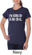 Ladies Shirts Kind of a Big Deal White Print Organic Tee T-Shirt