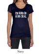 Ladies Shirts Kind of a Big Deal White Print Scoop Neck Tee T-Shirt
