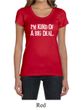 Ladies Shirts Kind of a Big Deal White Print Scoop Neck Tee T-Shirt