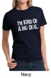 Ladies Shirts Kind of a Big Deal White Print Tee T-Shirt