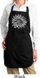 Ladies Sketch Lotus Full Length Apron with Pockets
