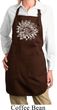 Ladies Sketch Lotus Full Length Apron with Pockets