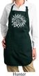 Ladies Sketch Lotus Full Length Apron with Pockets