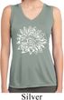 Ladies Sketch Lotus Sleeveless Moisture Wicking Tee