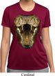 Ladies Snake Shirt Big Cobra Snake Face Moisture Wicking Tee T-Shirt