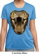 Ladies Snake Shirt Big Cobra Snake Face Moisture Wicking Tee T-Shirt